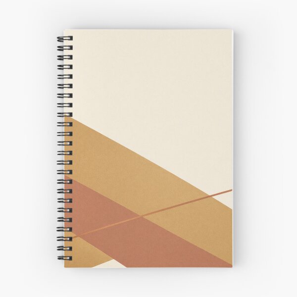 Item preview, Mid Century Modern Geometric Ochre Angled Shapes designed and sold by IntelliMindDesigns.