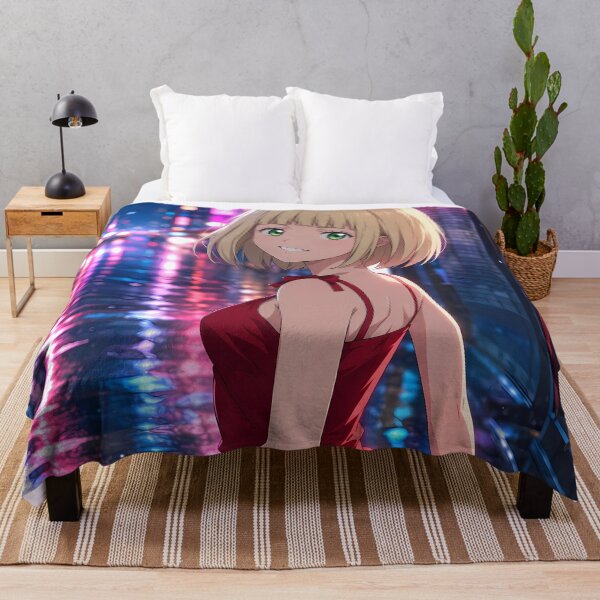 Item preview, Shiemi Moriyama Blue Exorcist Neon Rain Evening designed and sold by SolenneAzur.