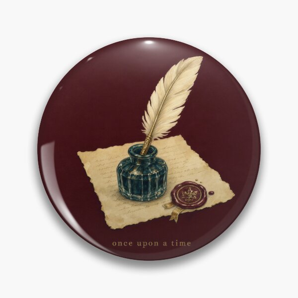 Item preview, Quill and Ink Cozy Book Lover Illustration | Bookish Wall Art designed and sold by FixationStudio.