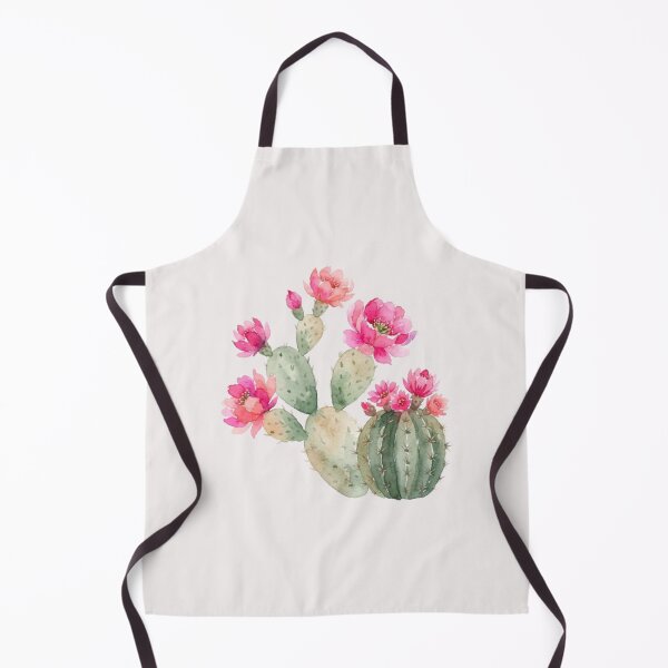 Item preview, Watercolor Pink Cactus Flower Botanical Art Print designed and sold by bvdesignart.