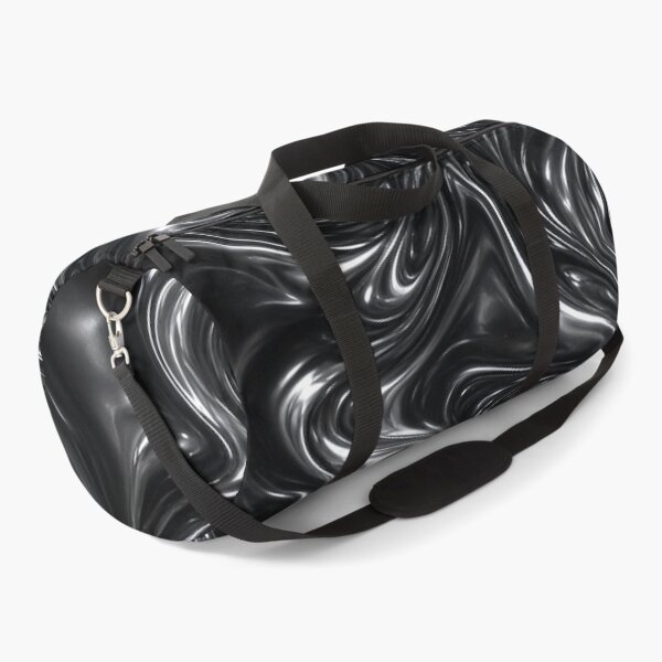 Item preview, Black And White Liquid Marble Swirl Abstract designed and sold by IntelliMindDesigns.