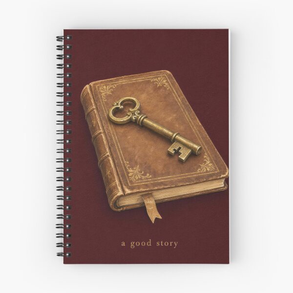 Item preview, Skeleton Key Cozy Book Lover Illustration | Bookish Wall Art designed and sold by FixationStudio.