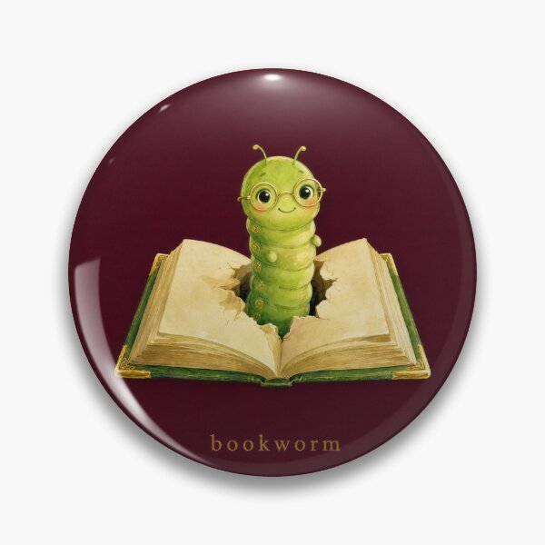 Item preview, Bookworm Cozy Book Lover Illustration | Bookish Wall Art designed and sold by FixationStudio.