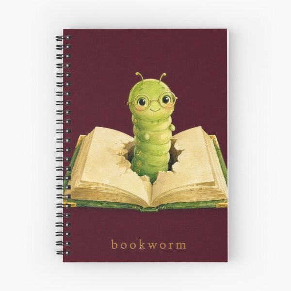 Item preview, Bookworm Cozy Book Lover Illustration | Bookish Wall Art designed and sold by FixationStudio.