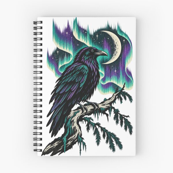 Item preview, Vintage Raven Beneath the Northern Lights designed and sold by Terrymiller1973.
