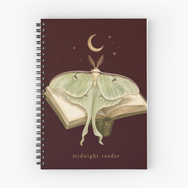 Item preview, Midnight Reader Cozy Book Lover Illustration | Bookish Wall Art designed and sold by FixationStudio.