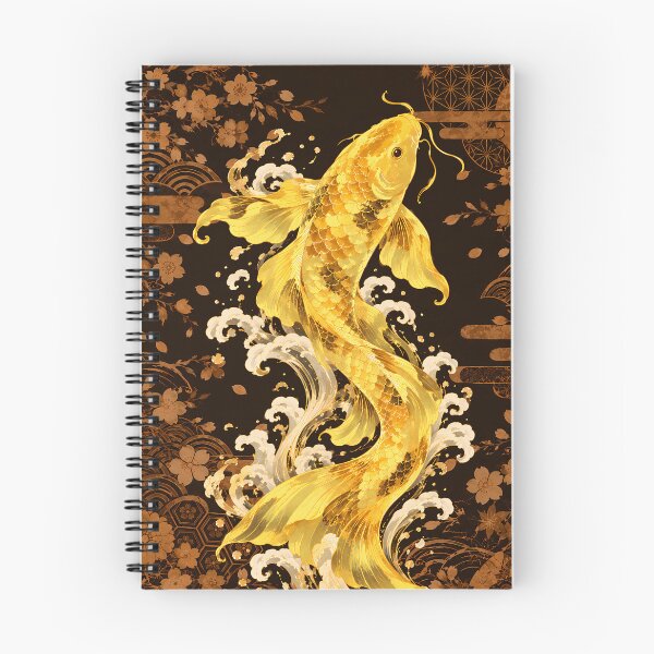 Item preview, Golden Koi – Symbol of Prosperity and Good Fortune designed and sold by Neo Japonism Art.