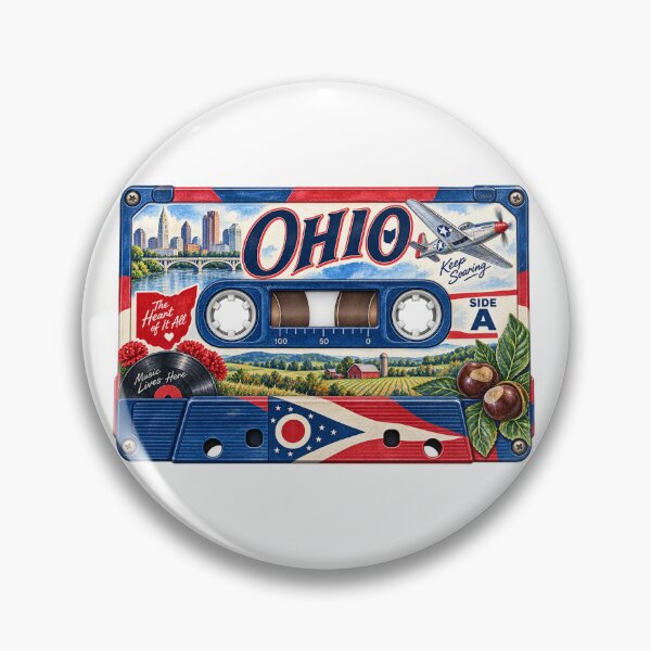 Item preview, Ohio Retro Cassette Tape designed and sold by Whimspired By Paxx.