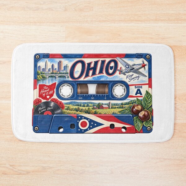 Artikelvorschau, Ohio Retro-Kassette entworfen und verkauft von Whimspired By Paxx.