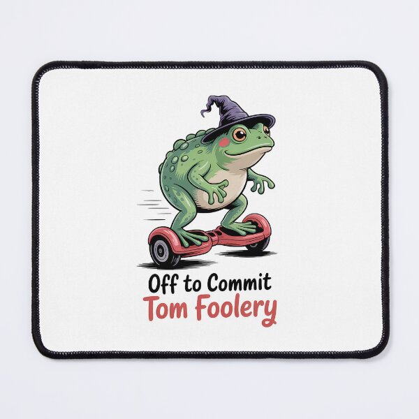 Item preview, Off to Commit Tom Foolery – Funny Cottagecore Frog On Bicycle designed and sold by LoFizzy.