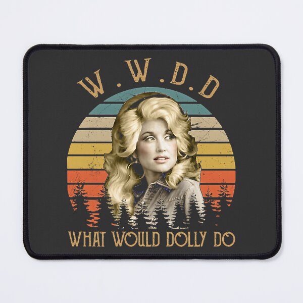 Item preview, What Would Dolly Do Vintage Country Music Retro Style Design designed and sold by mandorlalmond.