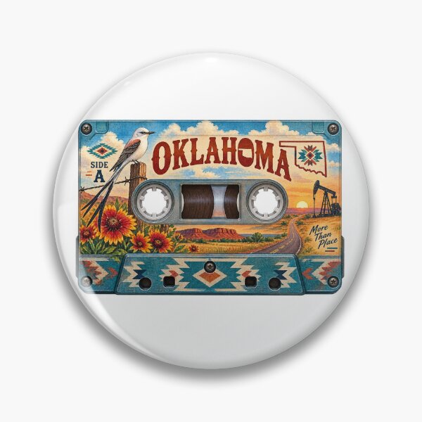 Item preview, Oklahoma Retro Cassette Tape designed and sold by Whimspired By Paxx.