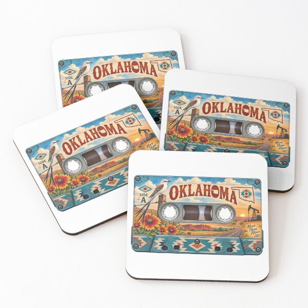 Item preview, Oklahoma Retro Cassette Tape designed and sold by Whimspired By Paxx.