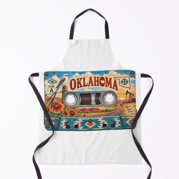 Item preview, Oklahoma Retro Cassette Tape designed and sold by Whimspired By Paxx.
