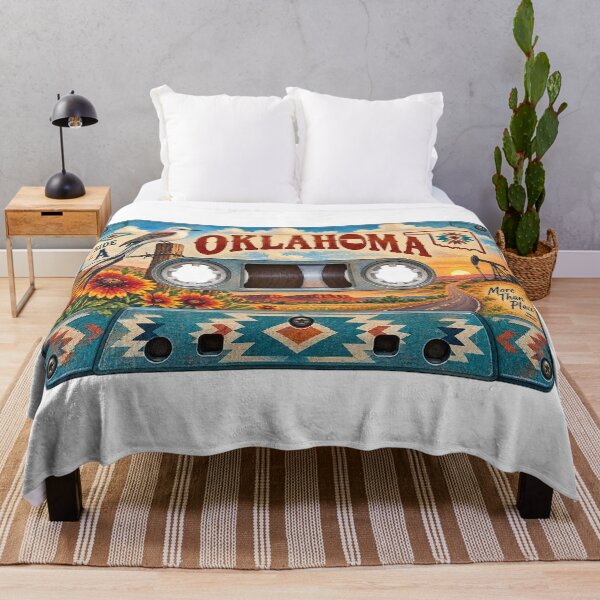 Item preview, Oklahoma Retro Cassette Tape designed and sold by Whimspired By Paxx.
