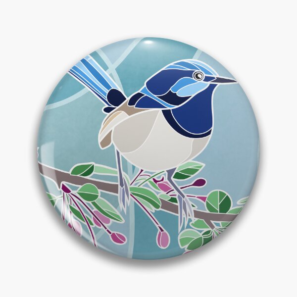 Item preview, Fairy Wren Mosaic designed and sold by LegallyDistinct.