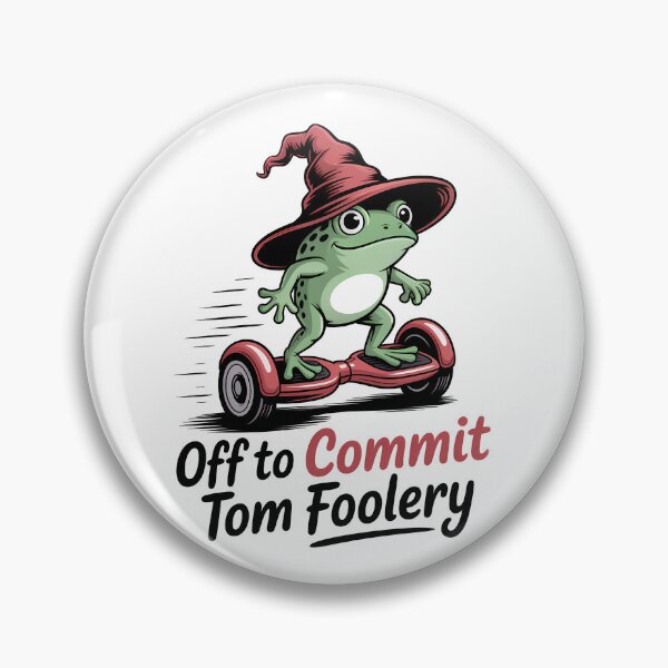 Item preview, Off to Commit Tom Foolery – Funny Cottagecore Frog On Bicycle designed and sold by LoFizzy.