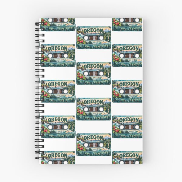 Item preview, Oregon Side A Retro Cassette Tape designed and sold by Whimspired By Paxx.
