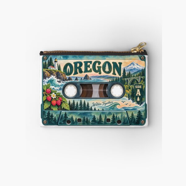Item preview, Oregon Side A Retro Cassette Tape designed and sold by Whimspired By Paxx.