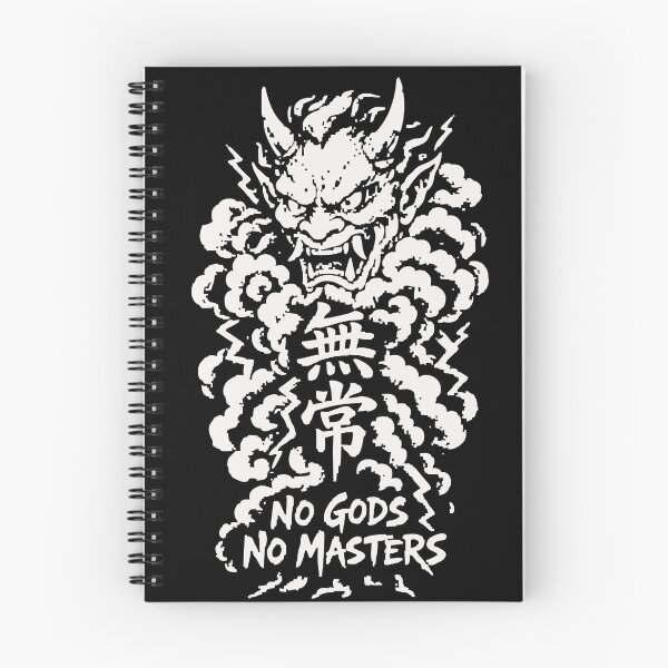 Item preview, Mujo No Gods No Masters - Oni Demon Storm Clouds Lightning designed and sold by WAVE-JP.