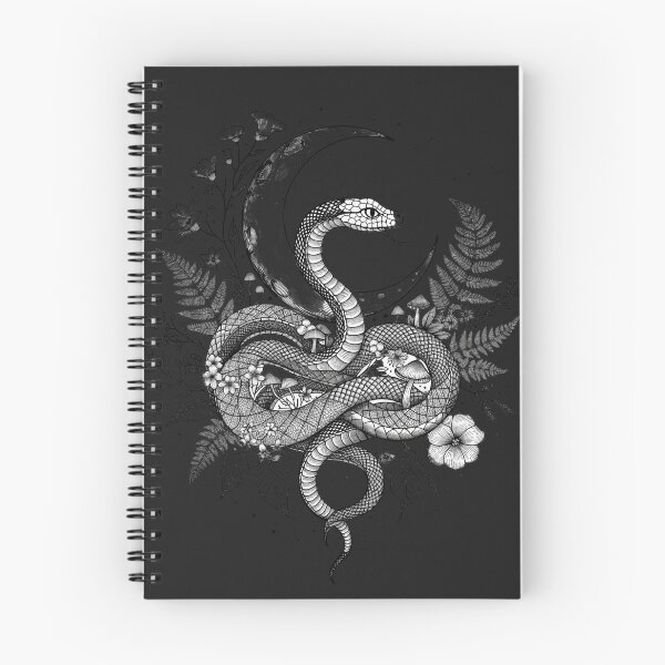 Item preview, Enchanted Serpent Botanical Gothic Vintage Illustration designed and sold by LenNo9881.