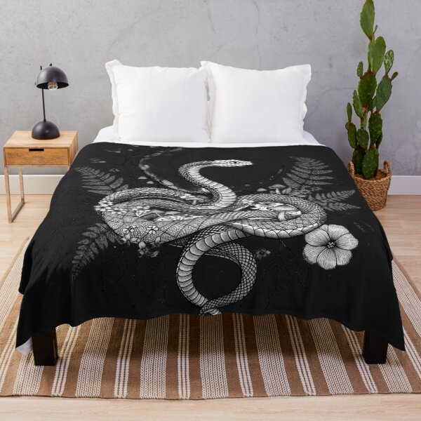Item preview, Enchanted Serpent Botanical Gothic Vintage Illustration designed and sold by LenNo9881.