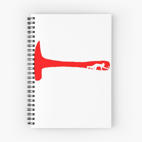 Item preview, Red Silhouette Hammer Design Inspired by Prison Drama Themes designed and sold by Makeni Theophilus.