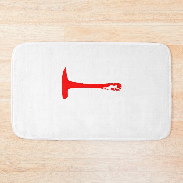 Item preview, Red Silhouette Hammer Design Inspired by Prison Drama Themes designed and sold by Makeni Theophilus.