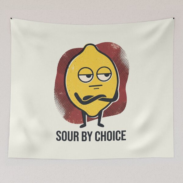 Item preview, Sarcastic Humor Sour By Choice Funny Lemon designed and sold by SplashTastic.