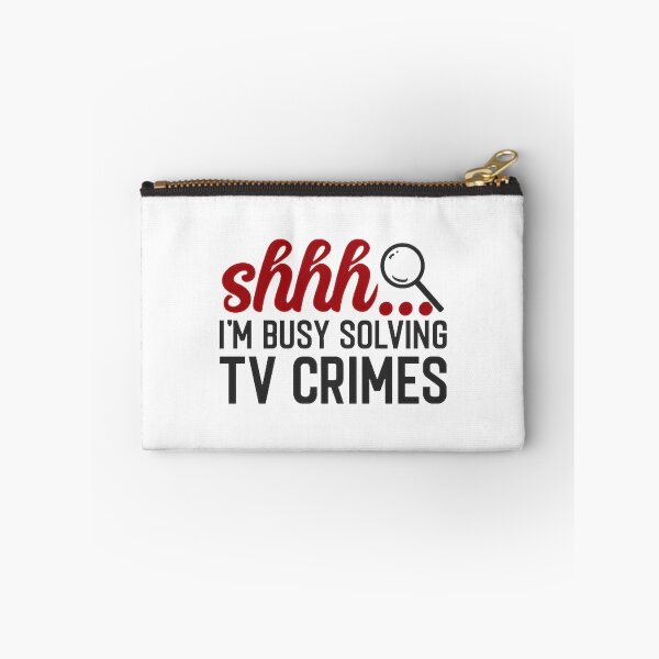 Item preview, I'm Busy Solving TV Crimes Gift for True Crime Enthusiasts and Mystery Lovers designed and sold by LyS-Art.