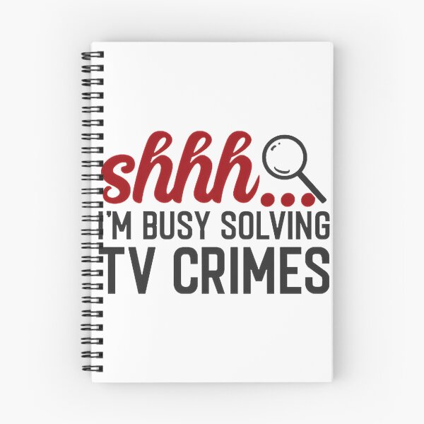 Item preview, I'm Busy Solving TV Crimes Gift for True Crime Enthusiasts and Mystery Lovers designed and sold by LyS-Art.