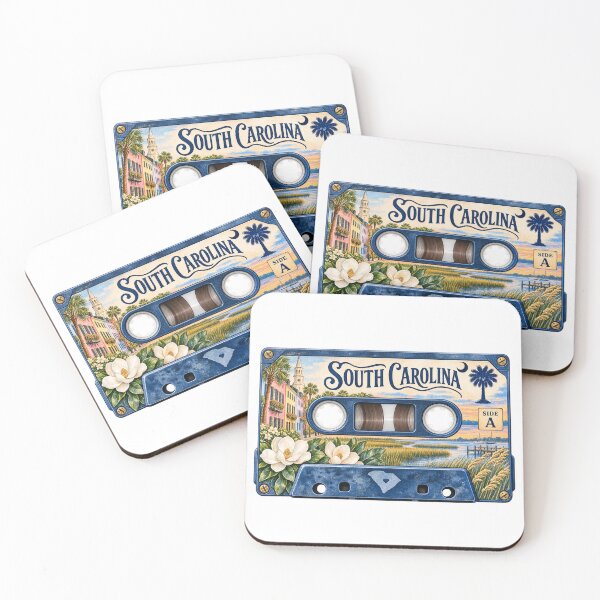 Item preview, South Carolina Retro Cassette Tape designed and sold by Whimspired By Paxx.