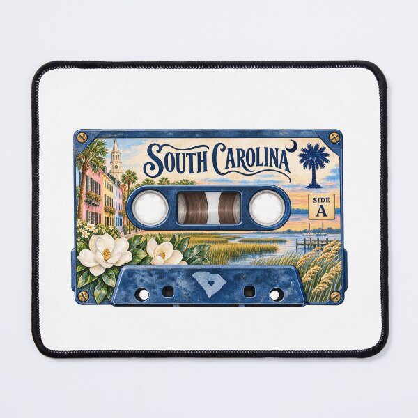 Item preview, South Carolina Retro Cassette Tape designed and sold by Whimspired By Paxx.