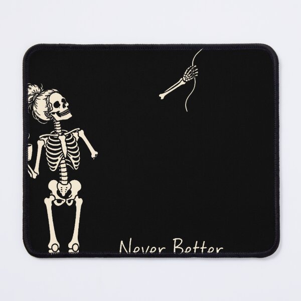 Item preview, Never Better Skeleton Lost Balloon Coffee Halloween designed and sold by linendaust.