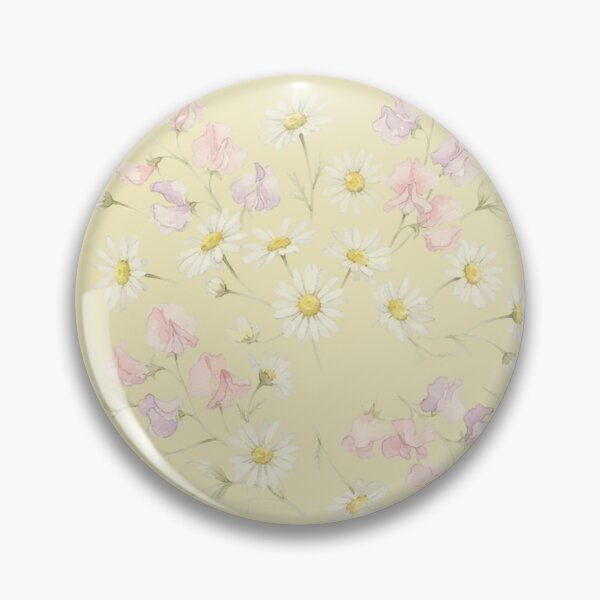 Item preview, Vintage Daisy And Sweet Pea Botanical Pattern designed and sold by bvdesignart.