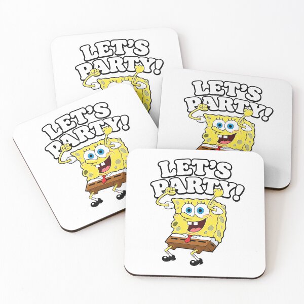 Item preview, Let's Party Happy Sponge Cartoon designed and sold by EverTails.