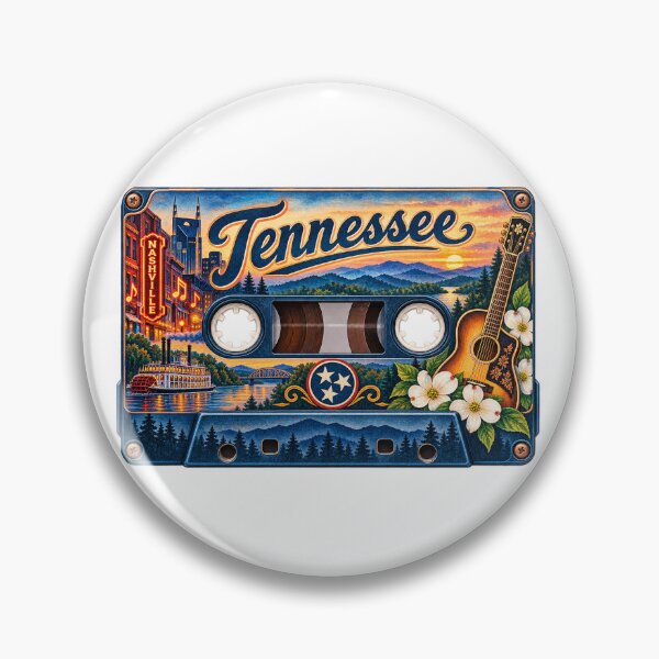 Item preview, Tennessee Retro Cassette Tape designed and sold by Whimspired By Paxx.