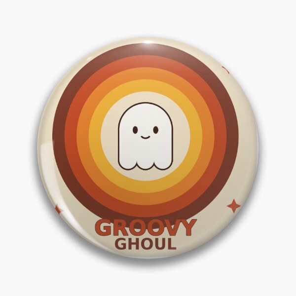 Item preview, Groovy Ghoul Cute Retro Halloween Ghost designed and sold by geetacreation.