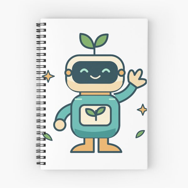 Item preview, Sprout Signal – Cute Botanical Robot Character designed and sold by AnimeOrbit.