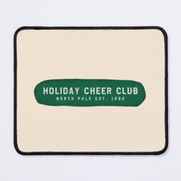Item preview, Holiday Cheer Club North Pole Est Brushstroke Badge designed and sold by Yellowriversss.