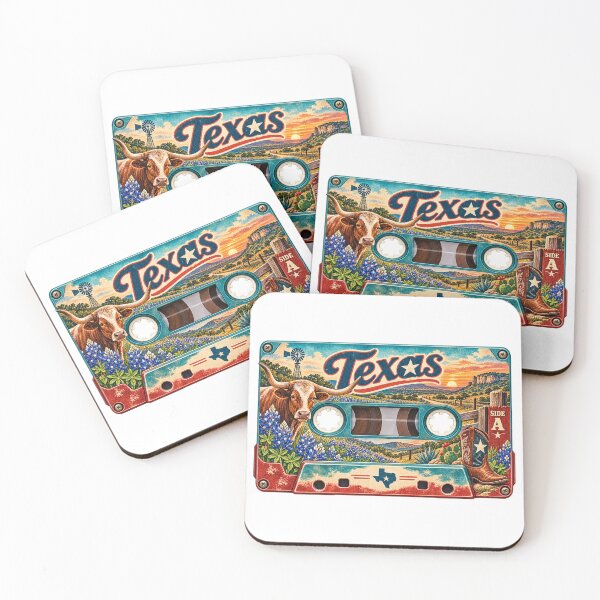 Item preview, Texas Retro Cassette Tape designed and sold by Whimspired By Paxx.