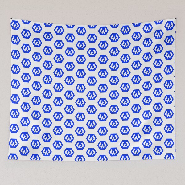 Item preview, The Coalition Home Blue Graphic Design with Modern Aesthetic designed and sold by WAAZIZ.