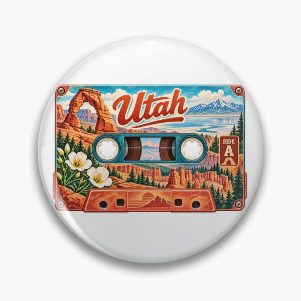 Item preview, Utah Retro Cassette Tape designed and sold by Whimspired By Paxx.