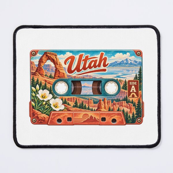 Item preview, Utah Retro Cassette Tape designed and sold by Whimspired By Paxx.