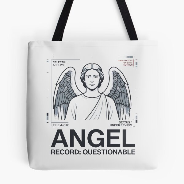 Item preview, Angel Celestial Archive Questionable Record Graphic designed and sold by SplashTastic.