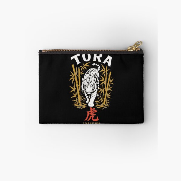Item preview, Tora Fear Nothing - Tiger Bamboo Woodblock Brush Kanji designed and sold by WAVE-JP.
