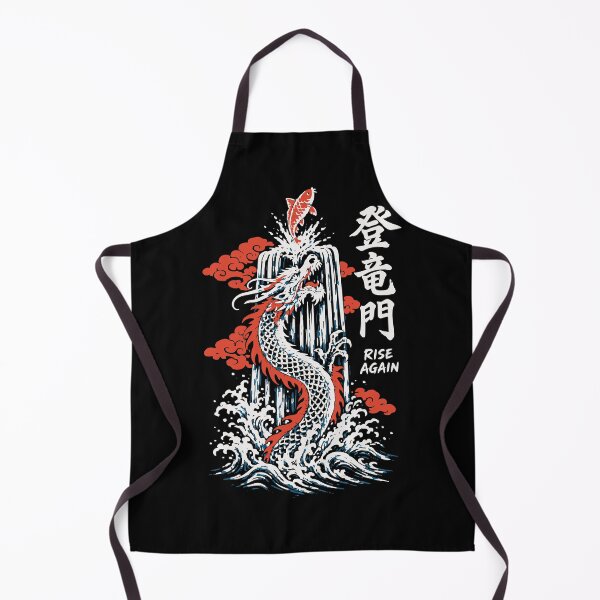 Item preview, Toryumon Rise Again - Carp to Dragon Waterfall Vermilion Ink designed and sold by WAVE-JP.