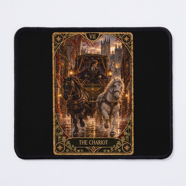 Item preview, Dark Academia Tarot Card Prints: The Chariot designed and sold by PinUpPizzazz.