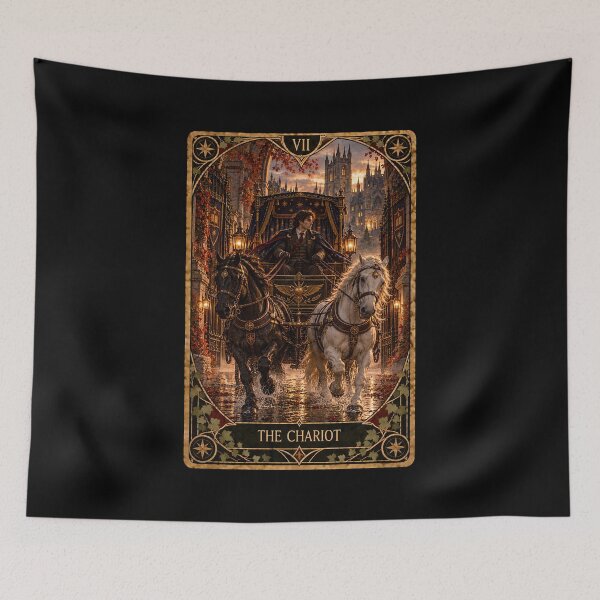 Item preview, Dark Academia Tarot Card Prints: The Chariot designed and sold by PinUpPizzazz.