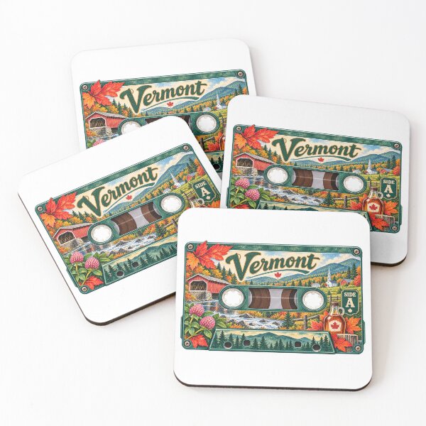 Item preview, Vermont Retro Cassette Tape designed and sold by Whimspired By Paxx.